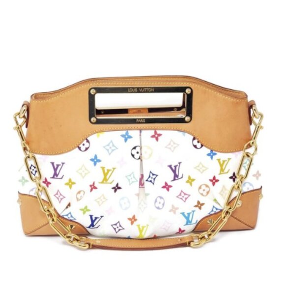 100% Authentic Louis Vuitton Judy MM Multicolor Shoulder Bag 335-112124 - Picture 1 of 16